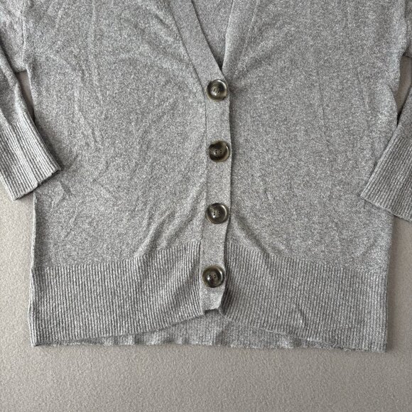 Ann Taylor Factory Cardigan Sweater Womens M Button Front Knit Top Preppycore - Picture 3 of 14